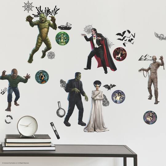 RoomMates Classic Monsters Peel & Stick Wall Decals